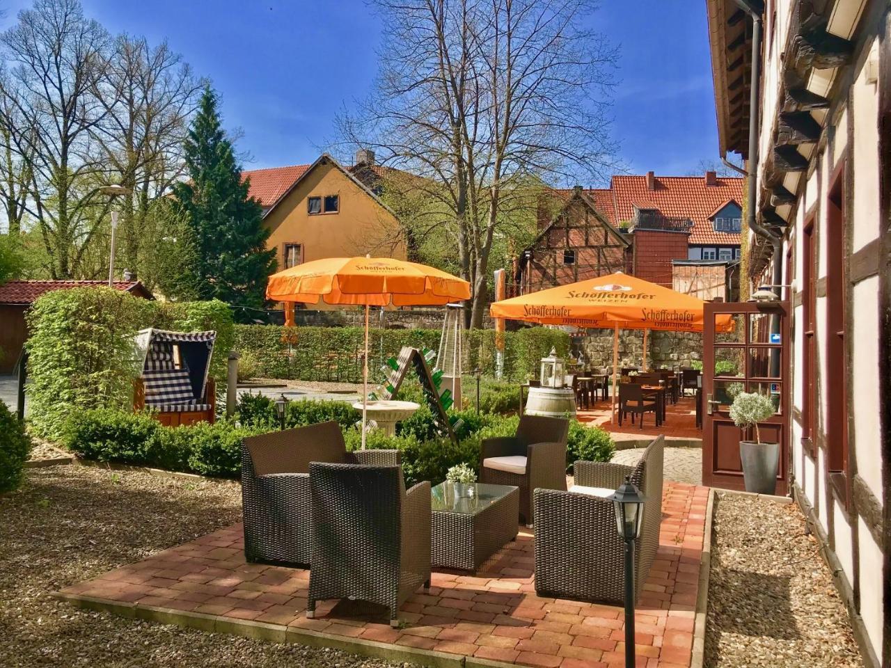 Halberstaedter Hof Hotel Halberstadt Bagian luar foto